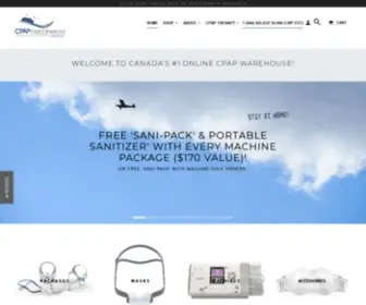 Cpapmachines.ca(Cheap CPAP Machines) Screenshot