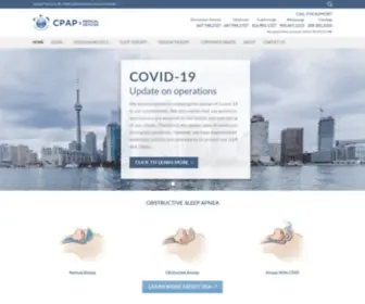 Cpapmachinescanada.com(FPM Solutions) Screenshot