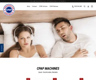 Cpaporg.com.au(CPAP Organisation Australia) Screenshot