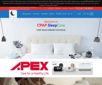 Cpapsleep.com.au(CPAP Machines For Sale & CPAP Masks Australia NSW) Screenshot