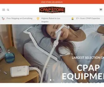 CpapStorelosangeles.com(CPAP Store Los Angeles) Screenshot