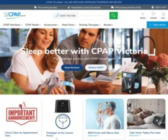 CpapVictoria.com.au(CPAP Victoria) Screenshot