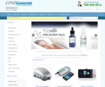 Cpapwholesale.com(CPAP Machines & Masks) Screenshot