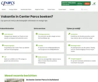 Cparcs.nl(Center Parcs Reviews) Screenshot