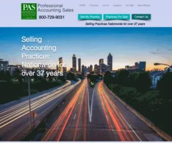 Cpasales.com(Professional Accounting Sales) Screenshot