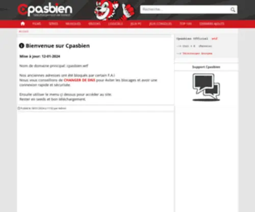 Cpasbien.wtf(Torrent a telecharger sur Cpasbien) Screenshot