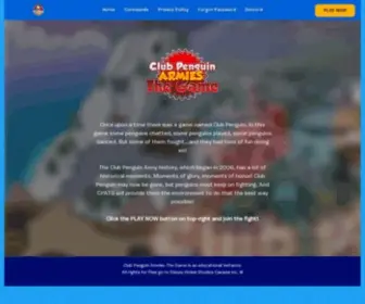 Cpathegame.com(Club Penguin Armies) Screenshot