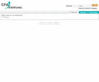 Cpavhits.com(CPA Ventures Ltd) Screenshot