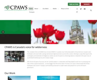 Cpaws.org(Canadian Parks and Wilderness Society) Screenshot