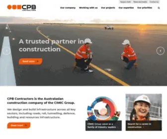 CPbcon.com.au(CPB Contractors) Screenshot