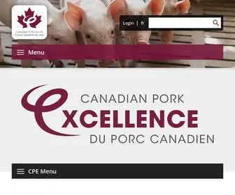 CPC-CCP.com(Canadian Pork Council) Screenshot