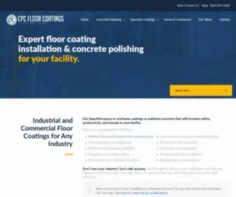 CPCfloorcoatings.com(Industrial Floor Coatings) Screenshot