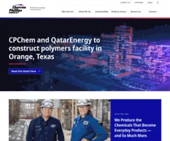 CPchem.com(Chevron Phillips Chemical) Screenshot