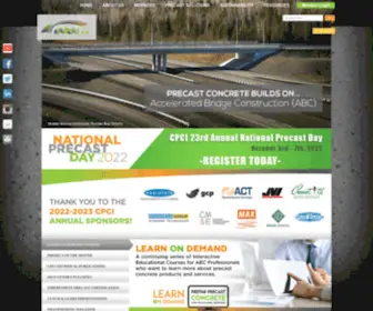 Cpci.ca(Canadian Precast Prestressed Concrete Institute) Screenshot