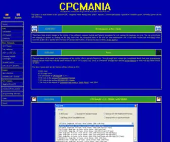 CPcmania.com(Amstrad CPC Mania) Screenshot