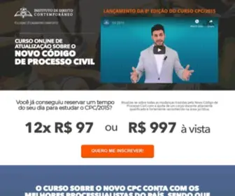 CPcnovo.com.br(Curso de Atualização em Processo Civil) Screenshot
