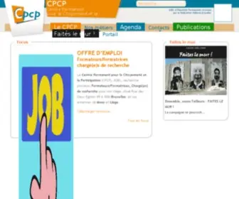 CPCP.be(Centre Permanent pour la Citoyennet) Screenshot