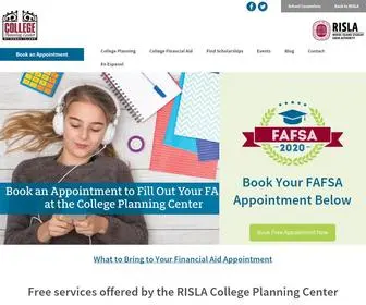 CPcri.org(RISLA College Planning Center) Screenshot