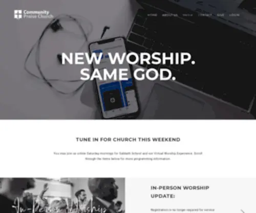 CPCsda.org(Community Praise Church) Screenshot