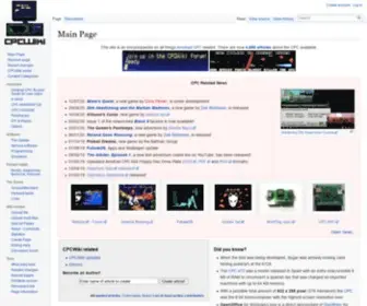 CPcwiki.eu(THE Amstrad CPC encyclopedia) Screenshot
