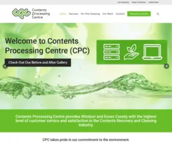 CPcwindsor.com(Contents Processing Centre) Screenshot