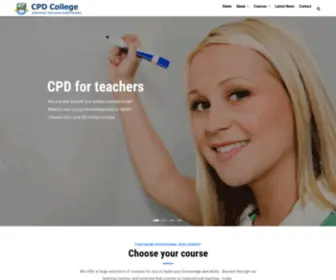 CPdcollege.com(CPD College) Screenshot