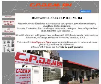 Cpdem84.com(Comptoir Pièces détachées) Screenshot