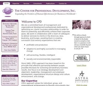 Cpdinfo.com(The Center for Professional Development) Screenshot