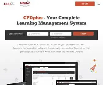 CPDplus.com(Continuing Professional Development System) Screenshot