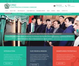 Cpec.gov.pk(Cpec) Screenshot