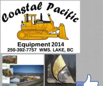 Cpecanada.com(Coastal pacific equipment used equipment new and used parts forestry and construction) Screenshot