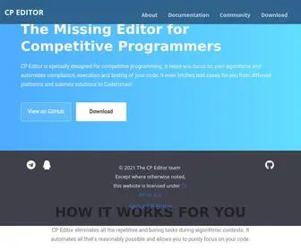 Cpeditor.org(CP Editor) Screenshot