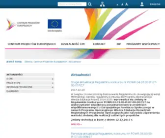 Cpe.gov.pl(Centrum) Screenshot
