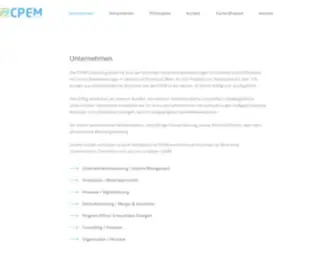 Cpem-Consulting.de(CPEM Consulting GmbH) Screenshot