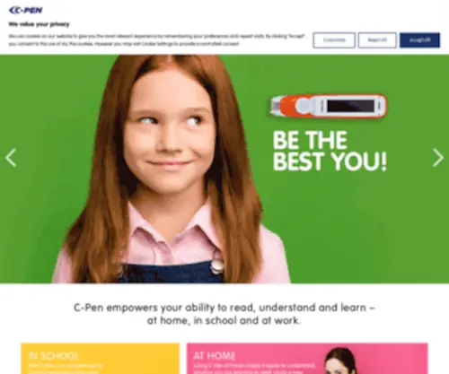 Cpen.com(The original pen scanner brand for home) Screenshot