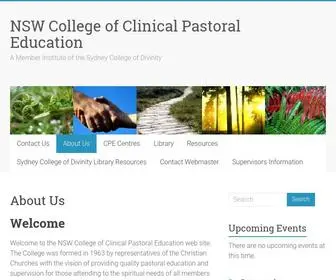 Cpensw.com(A Member Institute of the Sydney College of Divinity) Screenshot