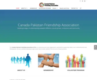 Cpfacanada.com(Canada Pakistan Friendship Association) Screenshot