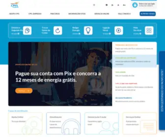 CPFL.com.br(Home) Screenshot