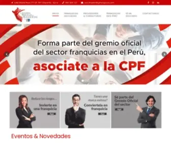 CPfranquicias.com(Cámara Peruana de Franquicias) Screenshot