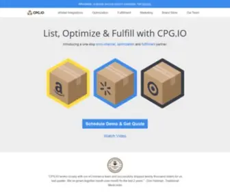 CPG.io(ECommerce Optimization & Execution Services Partner) Screenshot