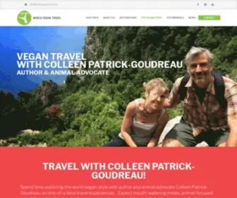 CPgvegantrips.com(Joyful Vegan Trips) Screenshot