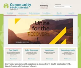 CPH.co.nz(Community & Public Health) Screenshot