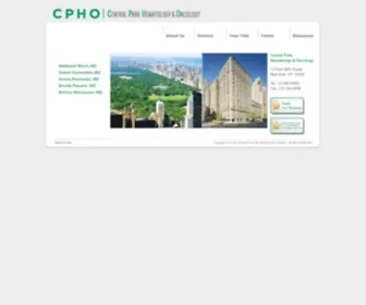 Cpho.com(Central Park Hematology & Oncology) Screenshot