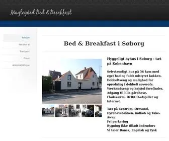 Cphovernatning.dk(     Maglegård Bed & Breakfast) Screenshot