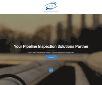 Cpi-Inspection.com(California Pipeline Inspection) Screenshot