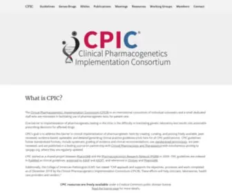 CpicPgx.org(CPIC) Screenshot
