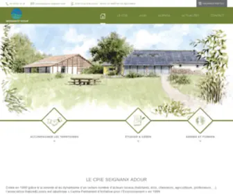 Cpie-Seignanx.com(Sensibilisation éducation environnement Landes) Screenshot