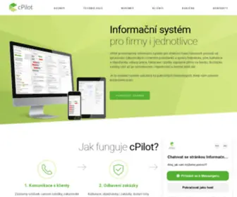 Cpilot.cz(Informační systém pro firmy i jednotlivce) Screenshot