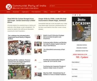 Cpiml.net(Communist Party of India (Marxist) Screenshot