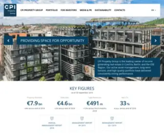 Cpipg.com(CPI Property Group) Screenshot